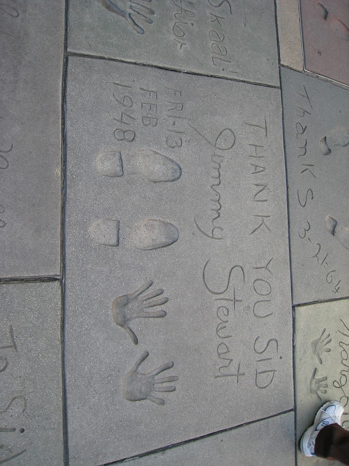 1301 California 2008-03 LA Scene.jpg - A visit to the Los Angeles California area in March of 2008. Activities ranged from Monets at the Getty, street hawkers at Venice Beach, movie look-alikes at Grauman's Chinese Theatre, to the Mission at San Juan Capistrano.